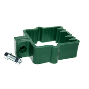 Клипс Geopol за монтаж на оградни платна голям  PVC, 50x50 мм, зелен - product - 032 NRM1480