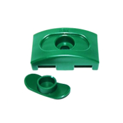Клипс Norma за монтаж на оградни платна  PVC, 50x50 мм, зелен - product - 032 NRM1906