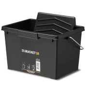 Пластмасова бояджийска кофа Pajarito  6 л, черен, Roll and Go 18 - product - 032 PJT2076