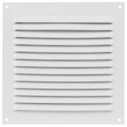 Решетка вентилационна Amig квадратна алуминиева  150x150 мм, бяла, 3 - product - 032 TEK 210