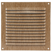 Решетка вентилационна Amig квадратна алуминиева  200х200 мм, бук, 3 - product - 032 TEK 220
