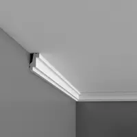Корниз Orac Decor за таван EPS 15х27х32 мм, 2 м, бял, CB530
