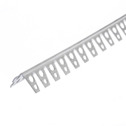 Профил ъглов за шпакловка Vestal от PVC за свод 25х25 мм, 2.5 м, BG - product - 032 UNG1046