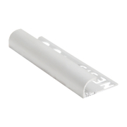 Лайстна за плочки Genesis заоблена алуминиева външен ъгъл  12 мм, 2.5 м, светло сребро, EAQ - product - 032 URK 075