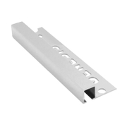 Лайстна за плочки Genesis квадратна алуминиева външен ъгъл  10 мм, 2.5 м, светло сребро, TDP - product - 032 URK 895