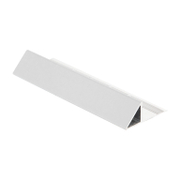 Лайстна за плочки Genesis триъгълна алуминиева външен ъгъл  11 мм, 2.7 м, светло сребро, EAT - product - 032 URK 949