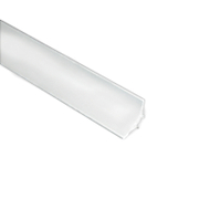 Лайстна за плочки Genesis алуминиева вътрешен ъгъл  15 мм, 2.5 м, светло сребро, EWA - product - 032 URK 955