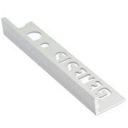 Лайстна за плочки Genesis права алуминиева външен ъгъл  8 мм, 2.5 м, сребро мат, ESA - product - 032 URK1459