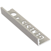 Лайстна за плочки Genesis права алуминиева външен ъгъл  10 мм, 2.5 м, гранит, ESA - product - 032 URK2024