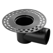 Воронка Eterno за плосък покрив TPE  ф 75x250 мм, черен - product - 032 VGI2071