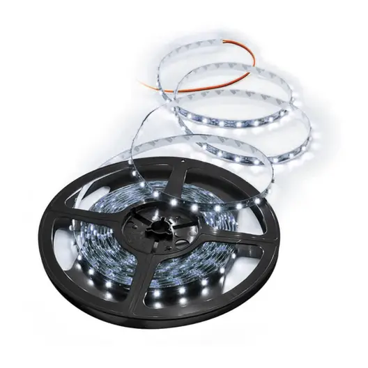 LED лента Vivalux влагозащитена студено бяла  4.8 W, 5000 мм, 6400 K, 12 V, Orlo LED