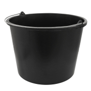 Кофа зидарска Decorex пластмасова  300х250 мм, 12 л, черна - product - 032 VLR1515