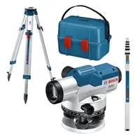 Нивелир оптичен Bosch комплект  32x, 120 м, 0.03 мм/м, GOL 32 G