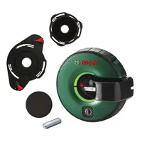 Линеен лазерен нивелир Bosch с 1 лъч и вградена ролетка  1.7 м, 0.3 мм/м, Atino