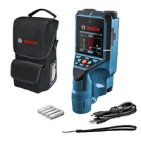 Детектор за откриване и локализиране на скрити обекти Bosch за метал, дърво, пластмаса и кабели, D-tect 200 C