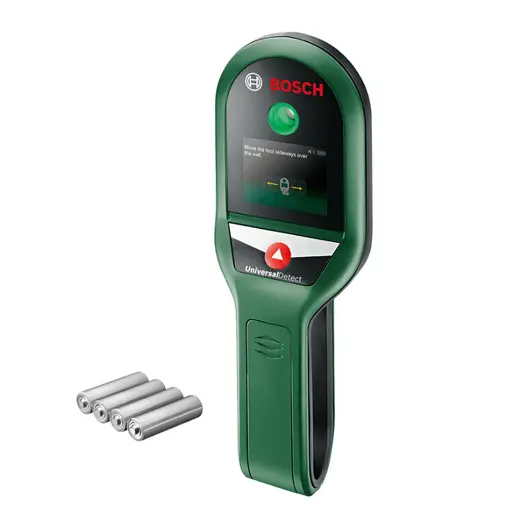 Детектор за откриване и локализиране на скрити обекти Bosch за метал и кабели  6 V, UniversalDetect