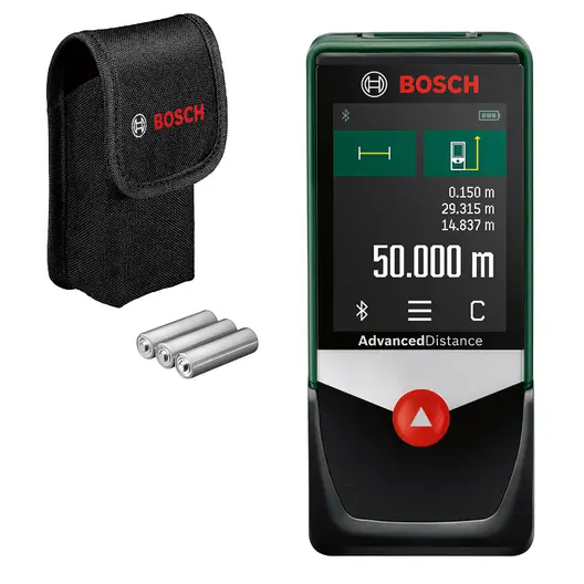 Лазерна ролетка Bosch  50 м, 0.2 мм/м, AdvancedDistance 50C