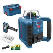 Ротационен лазерен нивелир Bosch с приемник  100 м, 300 м, 0.1 мм/м, GRL 300 HVG - product - 033 BSH1765