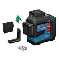 Линеен лазерен нивелир Bosch с 3 лъча  3.7 V, 80 м, 0.3 мм/м, GLL 80-33 G