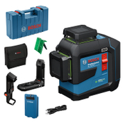 Линеен лазерен нивелир Bosch с 3 лъча  с 1 батерия и USB кабел, 3.7 V, 3 Ah, 80 м, 0.3 мм/м, GLL 80-33 G - product - 033 BSH1771