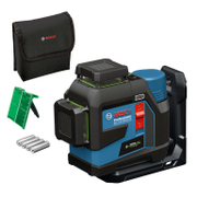 Линеен лазерен нивелир Bosch с 3 лъча  без батерия и зарядно, 12 V, 30 м, 100 м, 0.3 мм/м, GLL 12V-100-33 CG - product - 033 BSH1801