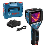 Дигитална термокамера Bosch  с 1 батерия и зарядно, 12 V, 2 Ah, от -20 до +600 °C, GTC 600 C
