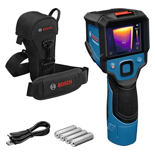 Дигитална термокамера Bosch  без батерия и зарядно, 12 V, от -20 до +450 °C, GTC 12V-450-13
