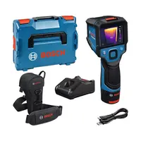 Дигитална термокамера Bosch  с 1 батерия и зарядно, 12 V, 2 Ah, от -20 до +450 °C, GTC 12V-450-13