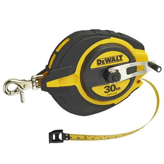 Ролетка за големи дължини DeWALT в затворен корпус  30 м, DWHT0-34093