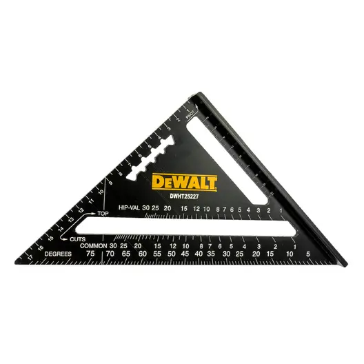 Измервателен триъгълник DeWALT  180x180x250 мм, DWHT25227