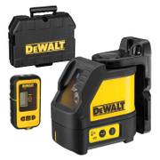 Линеен лазерен нивелир DeWALT с 2 лъча и приемник  15 м, 50 м, 0.3 мм/м, DW088KD - product - 033 DWT 797