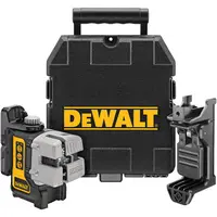 Линеен лазерен нивелир DeWALT с 3 лъча  15 м, 50 м, 0.3 мм/м, DW089K