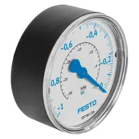 Аксиален манометър за вакуум Festo  ф 63 мм, -1-0 bar, VAM-63-V1/0-R1/4-EN