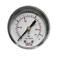 Аксиален манометър за въздух GAV сух  ф 50 мм, 0-15 bar, M006