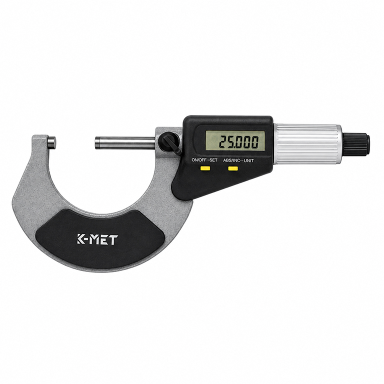 Дигитален микрометър Kinex  0-25 мм, стъпка 0.001 мм, IP65, 7031-02-025