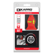 Комплект Kapro мини лазерен нивелир и ролетка  6 м - product - 033 KPO1652