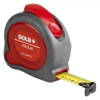 Противоударна гумирана ролетка Sola  3 м, Popular PP 3