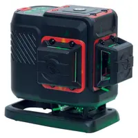 Линеен лазерен нивелир FUTECH 3D  зелен лъч, 3×360°, 2×40 м с приемник, 0.2 мм/м, Multicross 3D Floor