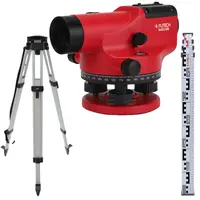 Нивелир оптичен FUTECH комплект  32x, 1 мм/1000 м, тринога 1.65 м и лата 5 м, Eagle 32 PROMO+Tripod 165cm+Tele.Lev.Staff 500cm