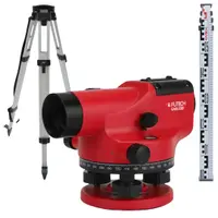 Нивелир оптичен FUTECH комплект  32x, 1 мм/1000 м, тринога 1.65 м и лата 5 м, Eagle 32 PROMO+Tripod 165cm+Tele.Lev.Staff 500cm