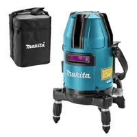 Линеен лазерен нивелир Makita с 5 лъча  без батерия и зарядно, 12 V, 0.1 мм/м, SK40GD