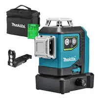 Линеен лазерен нивелир Makita 3D  без батерия и зарядно, 12 V, 25 м, 70 м, 0.2 мм/м, SK700GD