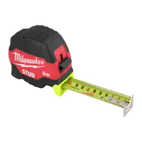 Противоударна пластмасова ролетка Milwaukee  8 м, STUD Gen 3