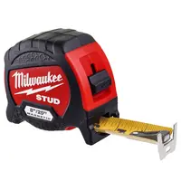Противоударна пластмасова ролетка Milwaukee с магнит  8 м, STUD Gen2