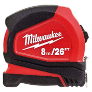 Противоударна гумирана ролетка Milwaukee  8 м, Pro compact C8-26/25 - product - 033 MLA1500