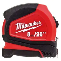Противоударна гумирана ролетка Milwaukee  8 м, Pro compact C8-26/25