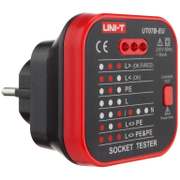 Тестер за контакт и остатъчен ток Uni-T  AC, 230 V, UT07B-EU - product - 033 NTK1408