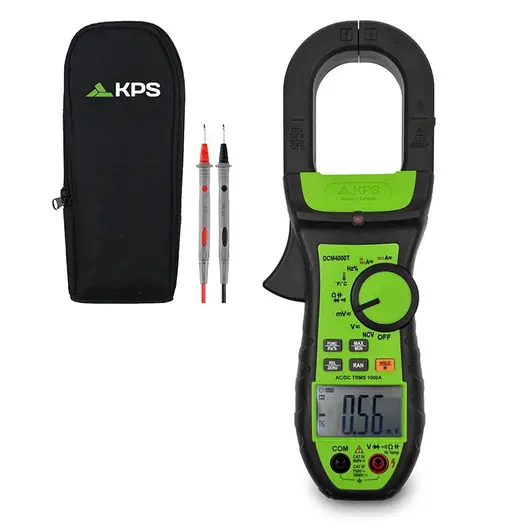 Дигитални AC/DC амперклещи KPS токови за прецизно измерване  1000 A, CAT IV 600V / CAT III 1000V, DCM4000T