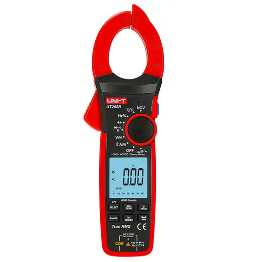Дигитални AC/DC амперклещи Uni-T токови за прецизно измерване  1000 A, CAT III 1000V / CAT IV 600V, UT208B