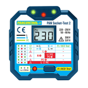 Тестер за контакт и остатъчен ток Pancontrol  AC, 90-250 V, PAN Socket-Test-2 - product - 033 PKL1901